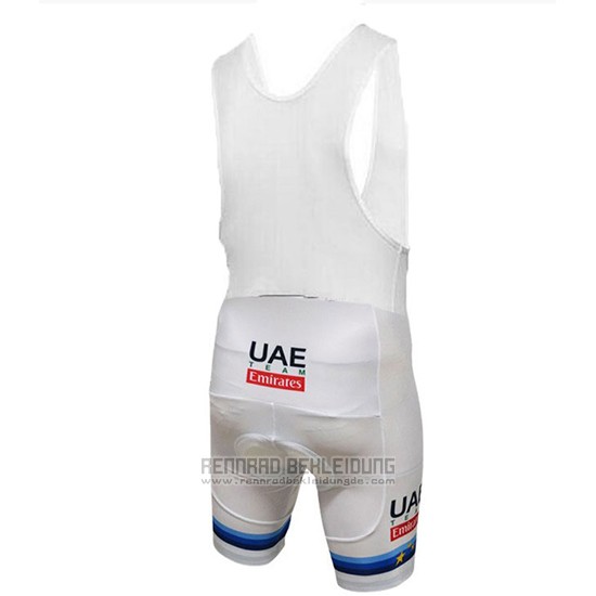 2018 Fahrradbekleidung UCI Weltmeister Leader Uae Lite Wei Trikot Kurzarm und Tragerhose - zum Schließen ins Bild klicken